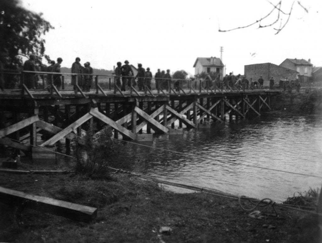 Bridge at Luneville, Company A and 163rd Engineers - 8 of 8